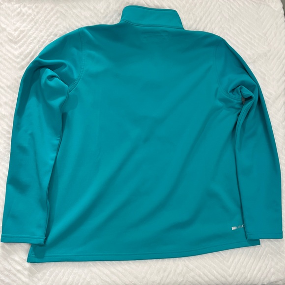 Ariat Tek Cold Series Pullover 1/4 Zip Top size xl Teal jacket sweatshirt shirt - Picture 7 of 14